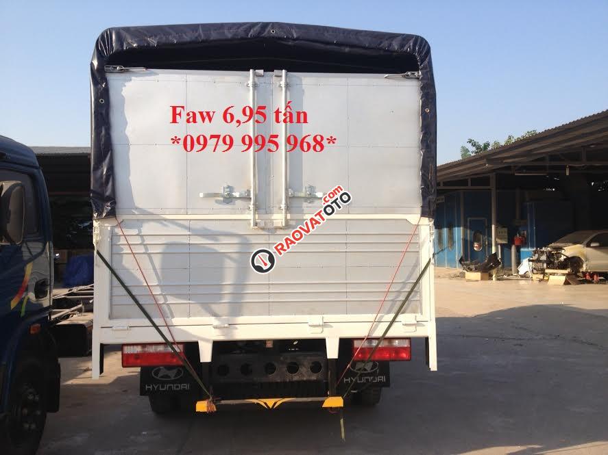 Bán xe tải Faw 6.95 tấn, thùng khung mui phủ bạt. Liên hệ 0979 995 968-1