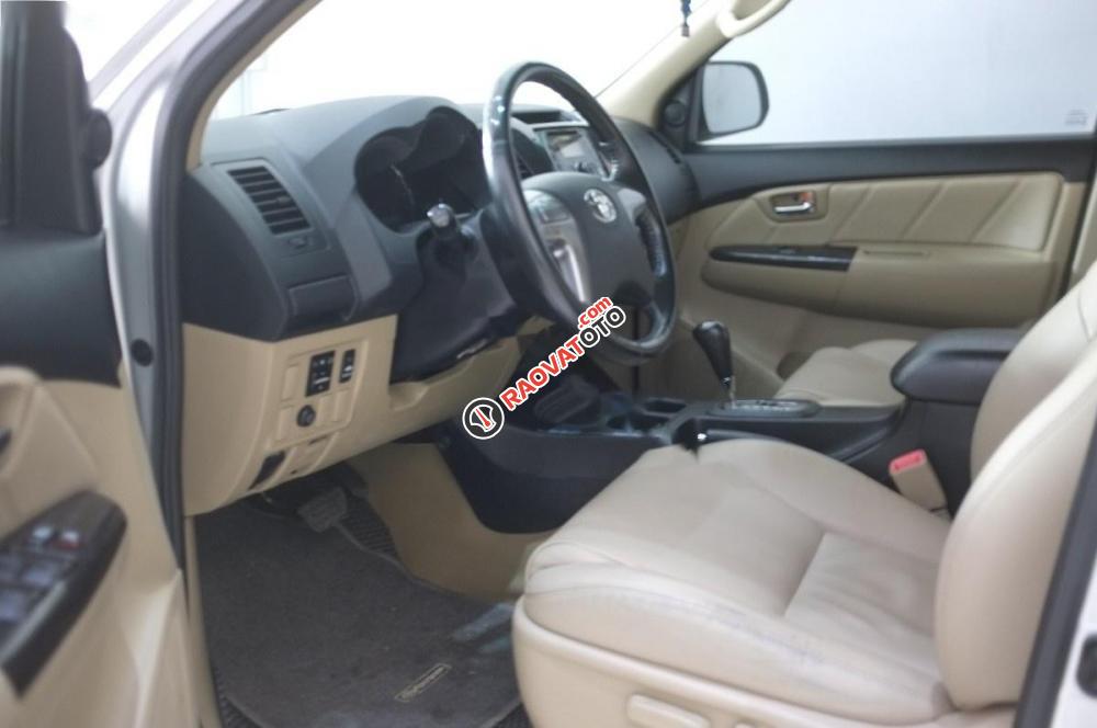 Bán Toyota Fortuner V đời 2015, màu bạc-4