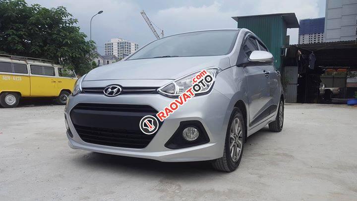 Bán Hyundai Grand i10 2018, màu bạc, giá cực tốt, khuyến mãi đầy đủ-1