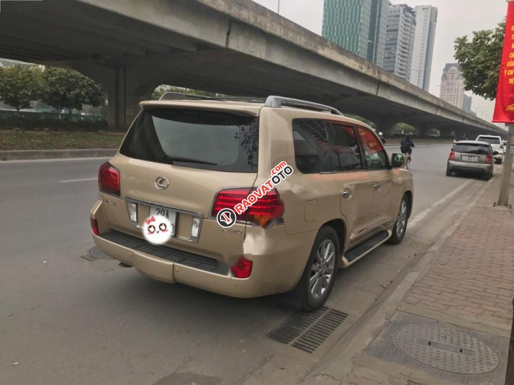 Cần bán xe Lexus LX 570 năm 2009, màu vàng, nhập khẩu nguyên chiếc-2