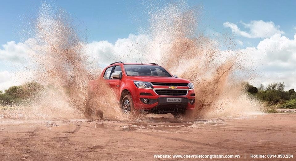 Bán Chevrolet Colorado năm 2017, màu đỏ, nhập khẩu nguyên chiếc, 619 triệu-1