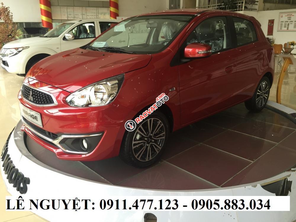 Bán xe Mitsubishi Mirage năm 2017, màu đỏ, nhập khẩu chính hãng-5