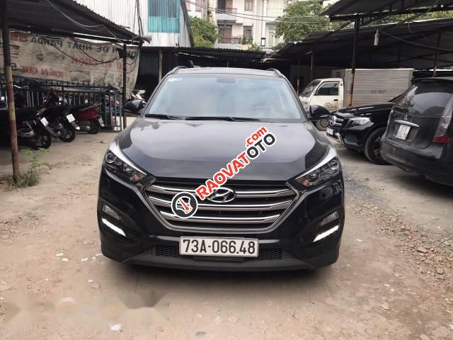 Bán Hyundai Tucson 2.0 AT đời 2016, màu đen, nhập khẩu nguyên chiếc-0