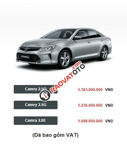 Toyota Hải Dương bán Camry 2017, đủ màu, giá tốt, hỗ trợ trả góp 80% (7 năm), lãi suất thấp - LH: 096.131.4444 Ms. Hoa-6