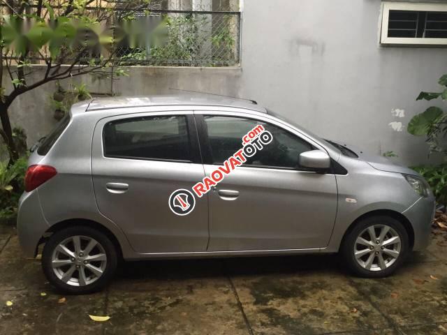 Bán xe Mitsubishi Mirage đời 2015, màu bạc chính chủ, 360 triệu-1