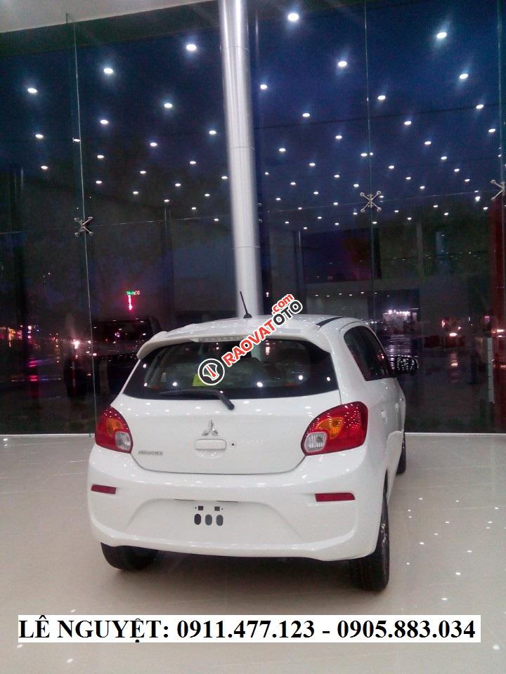 Cần bán Mitsubishi Mirage, màu trắng, xe nhập, hỗ trợ trả góp 90% xe-3