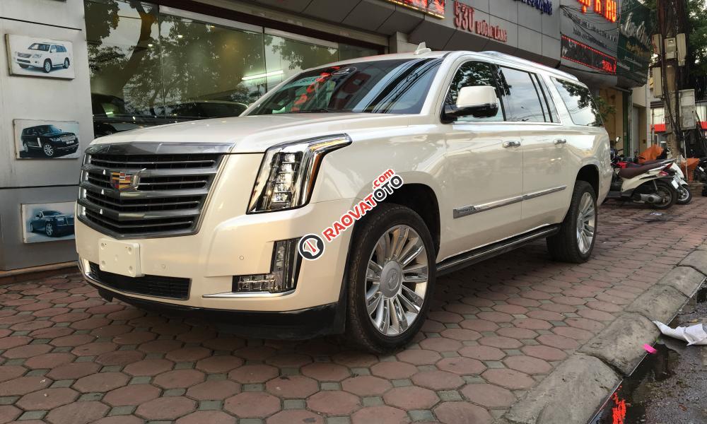 Cadillac Escalade ESV Premium 2016, màu trắng, xe nhập Mỹ, giá tốt nhất, giao ngay - LH: 0974.29.99.22-0