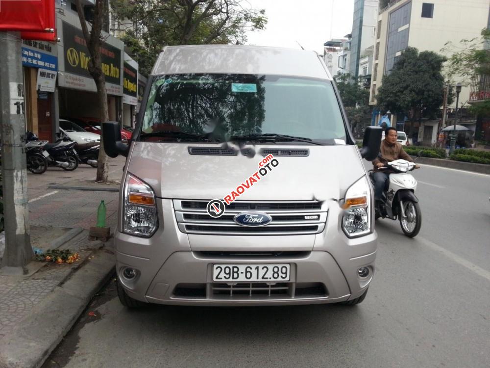 Cần bán Ford Transit 2.4 đời 2017, màu vàng-1