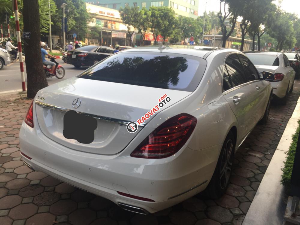 Bán Mercedes S400 lướt 2017, màu trắng-10