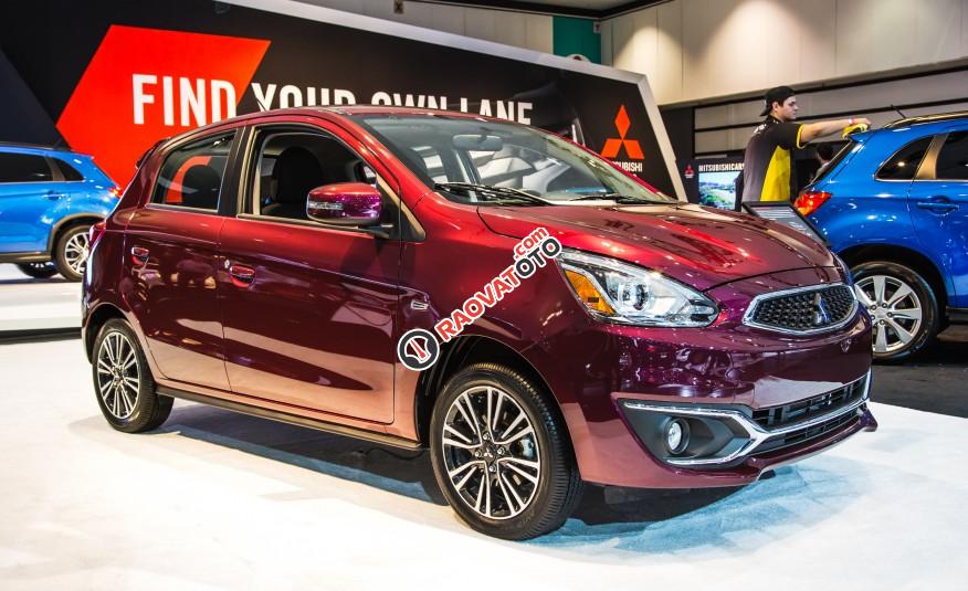 Bán xe Mitsubishi Mirage CVT đời 2017, màu đỏ, nhập khẩu-15