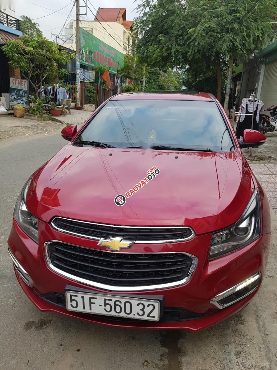 Bán Chevrolet Cruze LTZ 1.8 AT sản xuất 2015, màu đỏ giá cạnh tranh-1