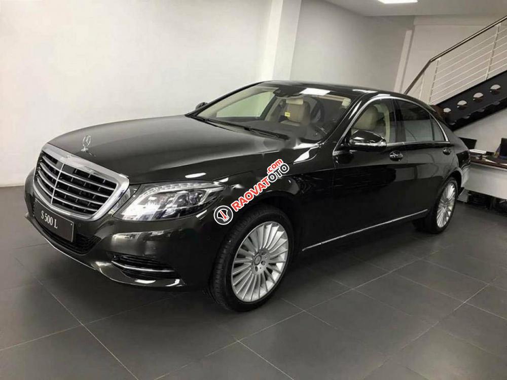 Bán Mercedes S500 đời 2017, màu đen-0