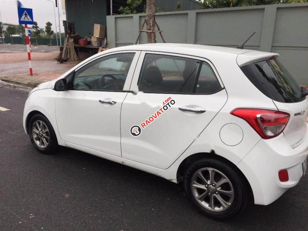 Bán Hyundai Grand i10 1.0 MT đời 2015, màu trắng, xe nhập số sàn, 338tr-4