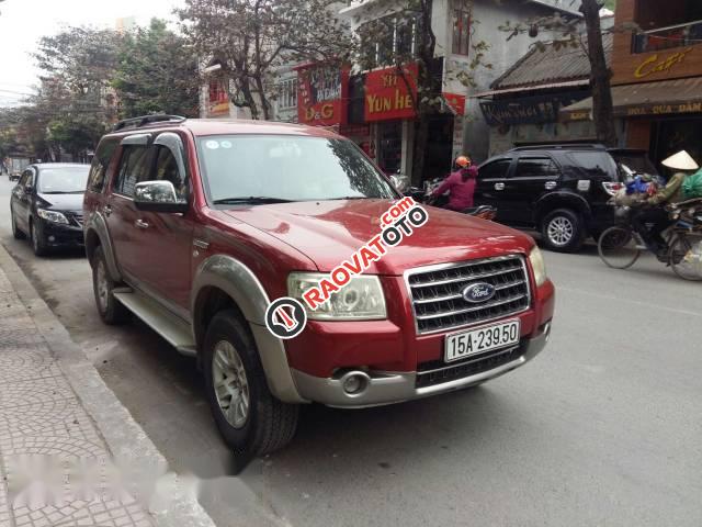 Bán gấp Ford Everest năm 2008, màu đỏ chính chủ, 450tr-0