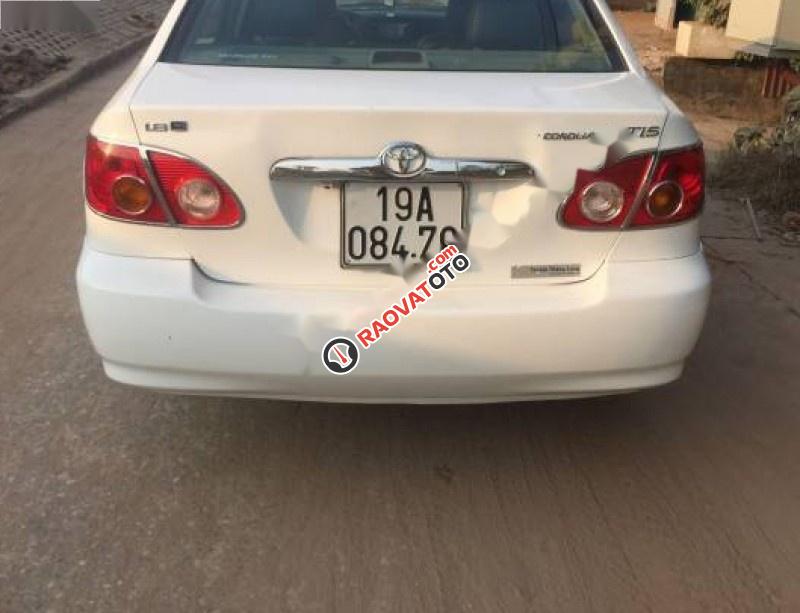 Cần bán lại xe Toyota Corolla altis đời 2002, màu trắng xe gia đình, 222tr-0