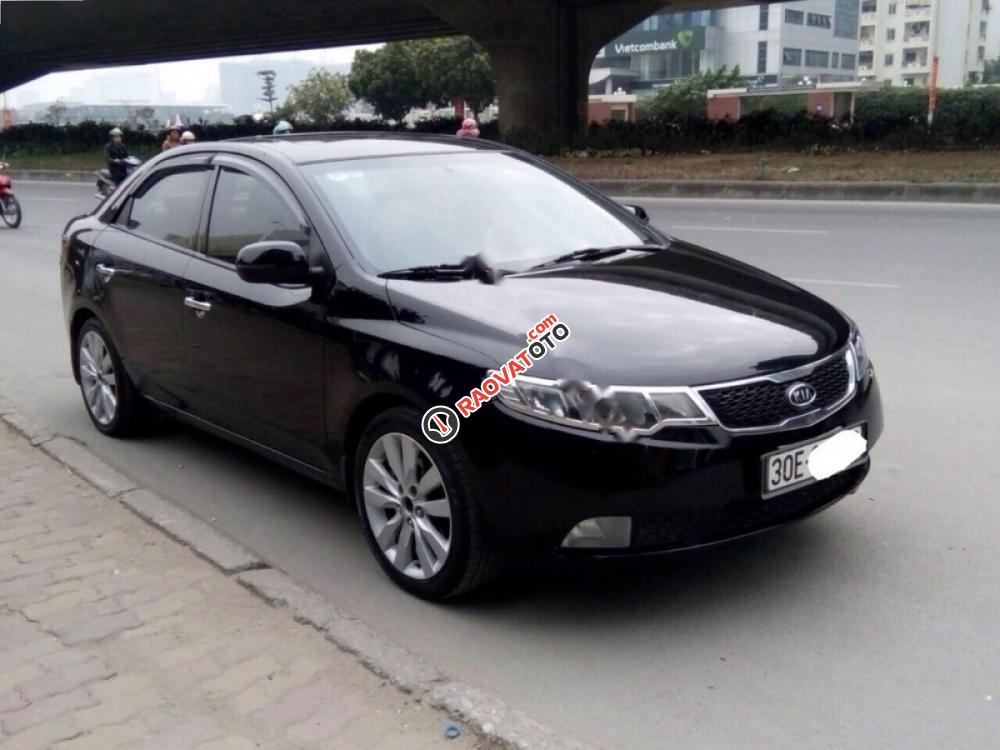 Cần bán gấp Kia Forte đời 2011, màu đen, số tự động, giá chỉ 410 triệu-0