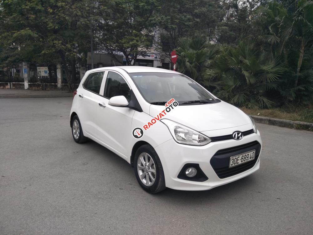 Bán ô tô Hyundai i10 MT đời 2016, màu trắng, nhập khẩu, 345tr-2