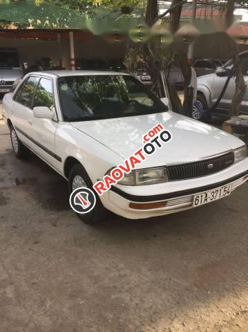 Bán Toyota Corona đời 1990, màu trắng, giá chỉ 75 triệu-0