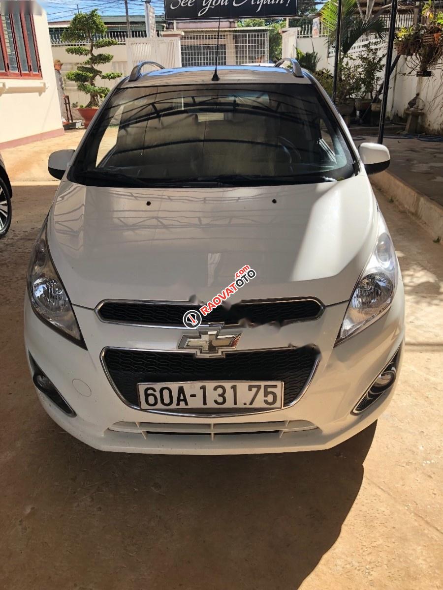 Bán Chevrolet Spark LTZ 1.0AT đời 2013, màu trắng, giá chỉ 265 triệu-0