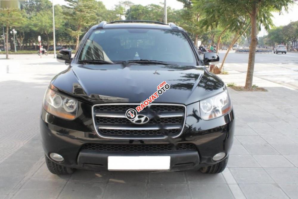 Cần bán Hyundai Santa Fe MLX 2.2L đời 2009, màu đen, nhập khẩu số tự động-0