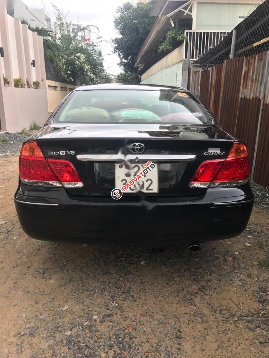 Cần bán lại xe Toyota Camry 3.0V đời 2005, màu đen xe gia đình-4