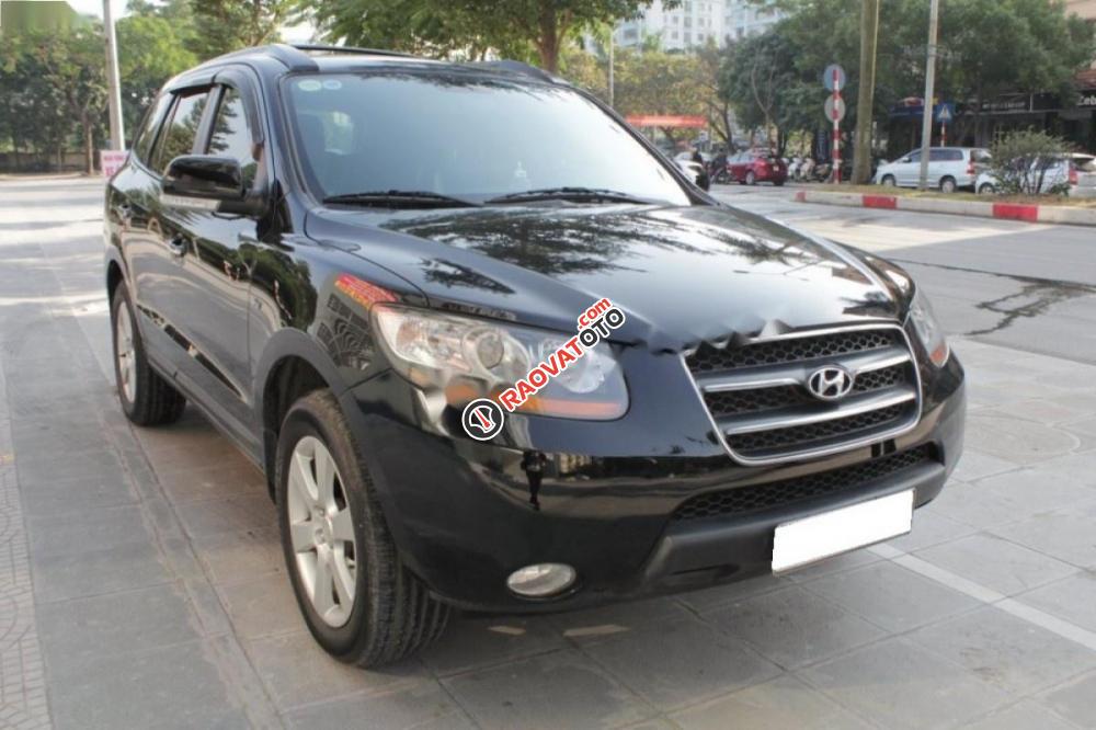 Cần bán Hyundai Santa Fe MLX 2.2L đời 2009, màu đen, nhập khẩu số tự động-4