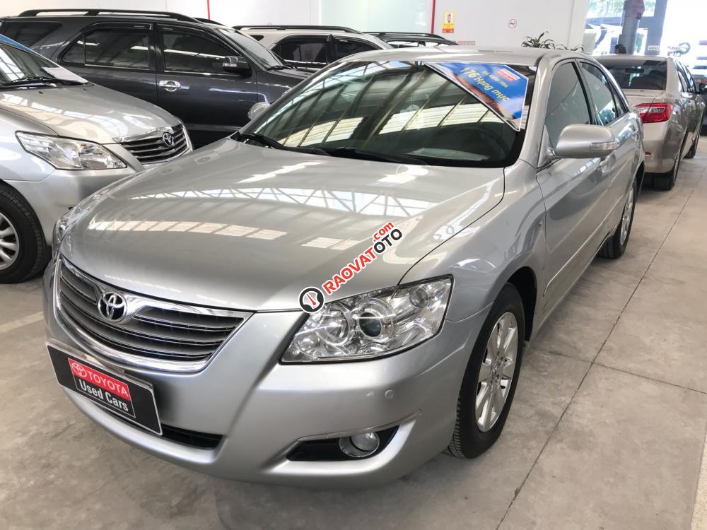 Cần bán Toyota Camry 2.4G năm 2007, màu bạc, hỗ trợ giá tốt nhất-0