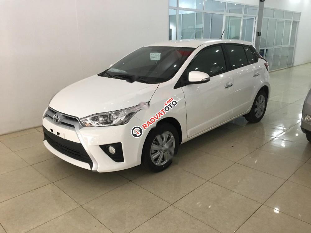 Bán xe Toyota Yaris 1.5G đời 2017, màu trắng, xe nhập-0