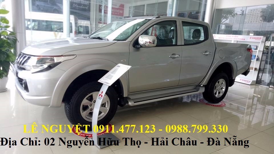 Cần bán Mitsubishi Triton đời 2017, màu bạc, xe nhập-6