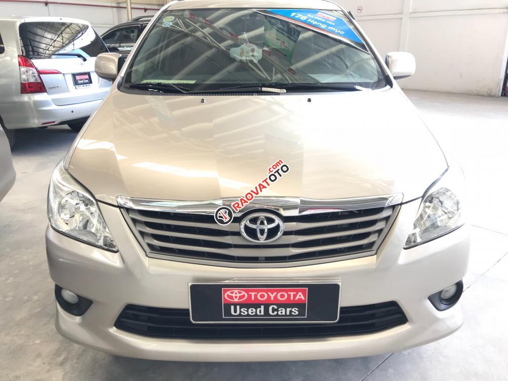 Bán ô tô Toyota Innova G đời 2012, màu nâu vàng, hỗ trợ giá hấp dẫn-1