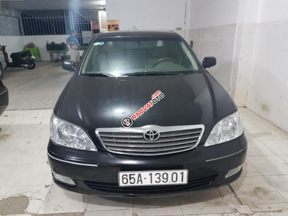 Bán Toyota Camry 2.4G 2002, màu đen, giá 310tr-5