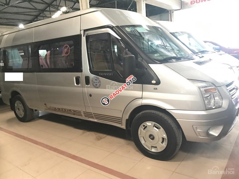 Bán Ford Transit LX đời 2015, màu bạc, 668tr, 78.000km, BH 1 năm-0