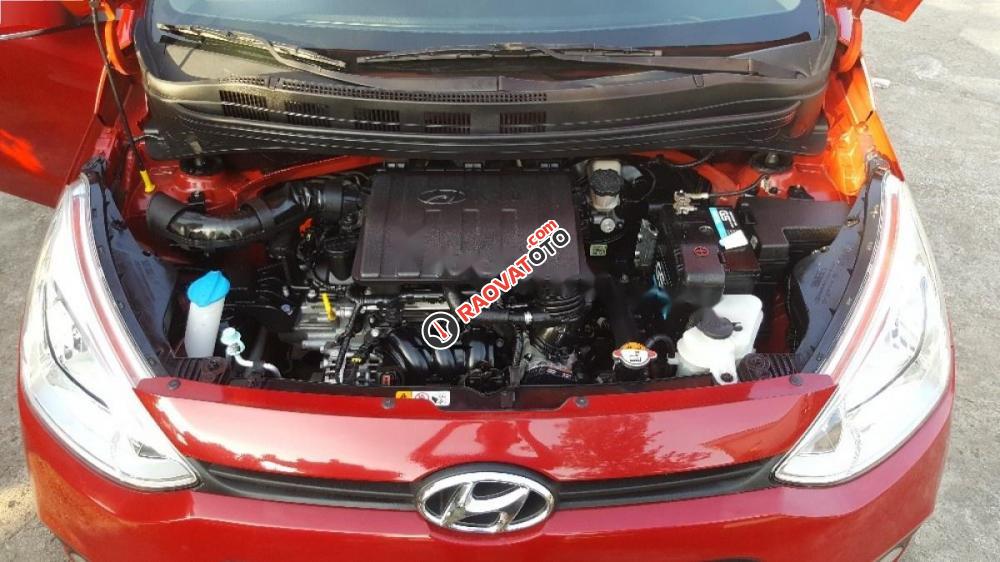 Cần bán lại xe Hyundai Grand i10 1.0 MT năm 2015, màu đỏ, nhập khẩu xe gia đình-7