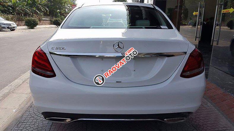 Xe Mercedes C250 đời 2016, màu trắng-4