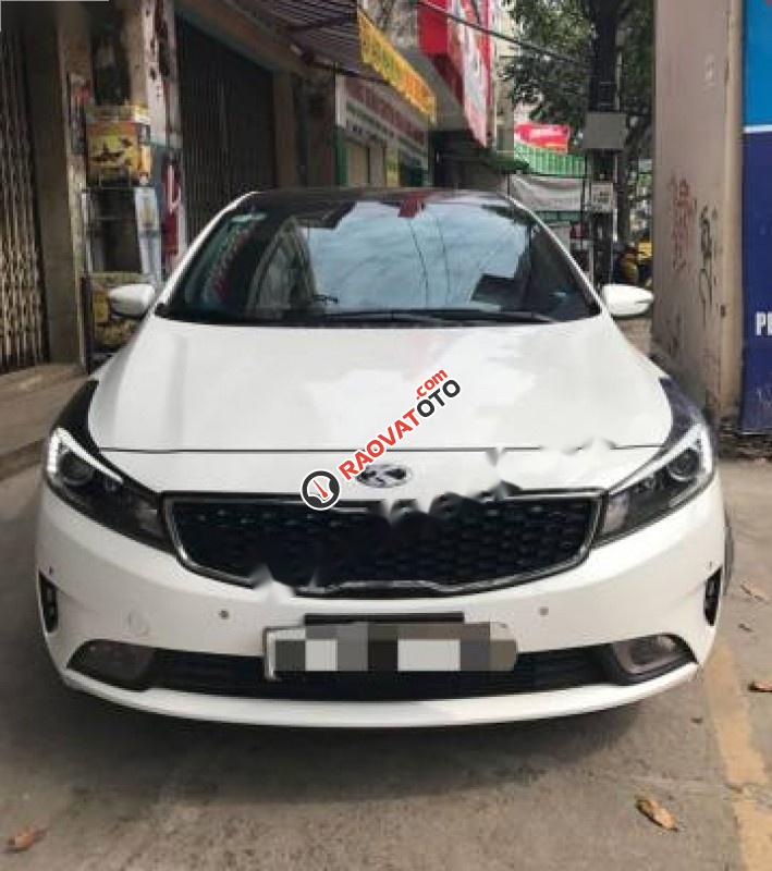 Cần bán lại xe Kia Cerato 2016, màu trắng, giá chỉ 598 triệu-0