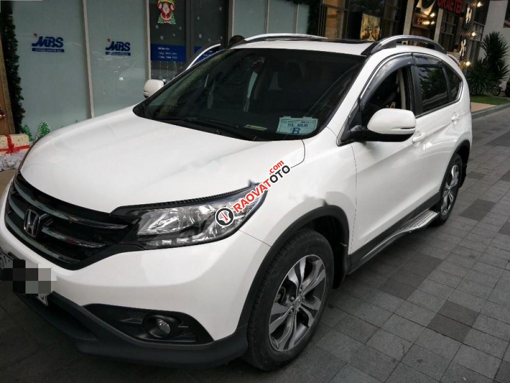 Bán Honda CR V 2.4 sản xuất 2014, màu trắng như mới giá cạnh tranh-1