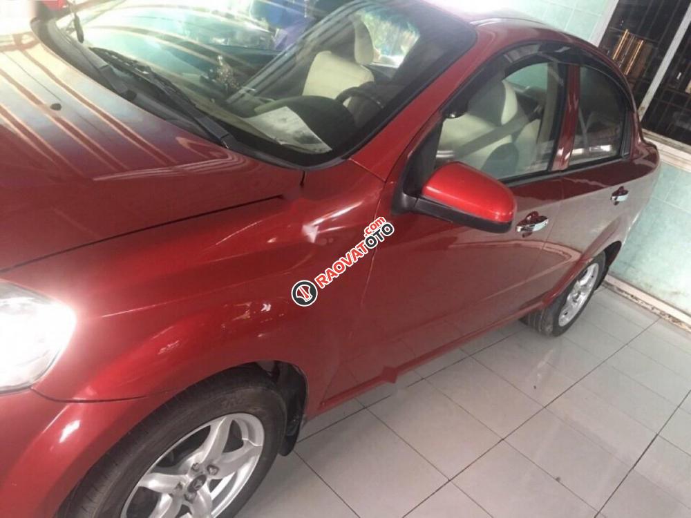 Cần bán gấp Daewoo Gentra SX năm 2011, màu đỏ-0