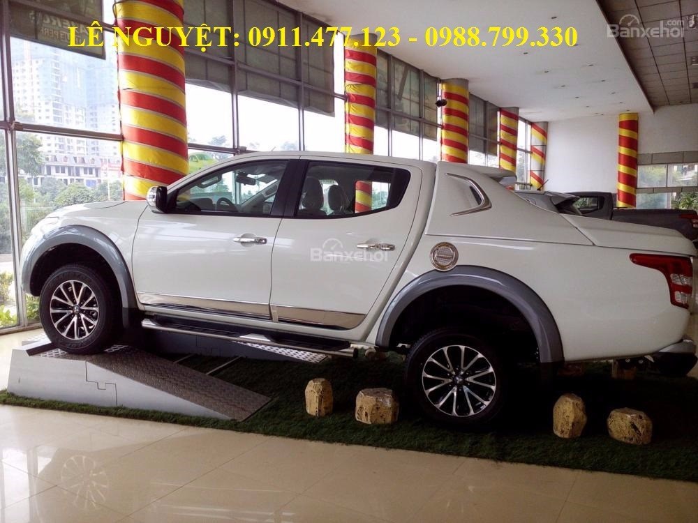 Bán Mitsubishi Triton đời 2017, màu trắng, nhập khẩu chính hãng, giá tốt-5