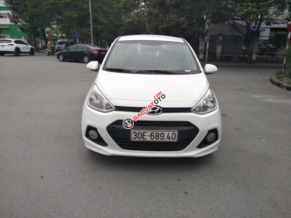 Bán ô tô Hyundai i10 MT đời 2016, màu trắng, nhập khẩu, 345tr-0