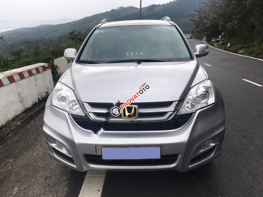 Cần bán Honda CR V 2.4 AT 2011, màu bạc chính chủ, giá tốt-0