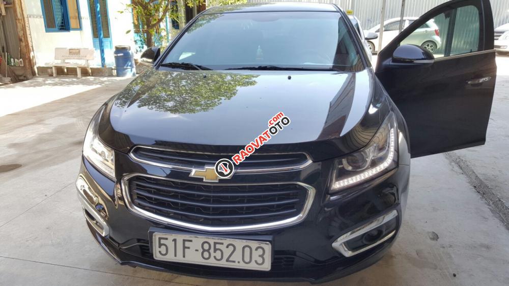 Bán Chevrolet Cruze LTZ 1.8AT màu đen VIP số tự động, biển Sài Gòn 2017 mẫu mới-0