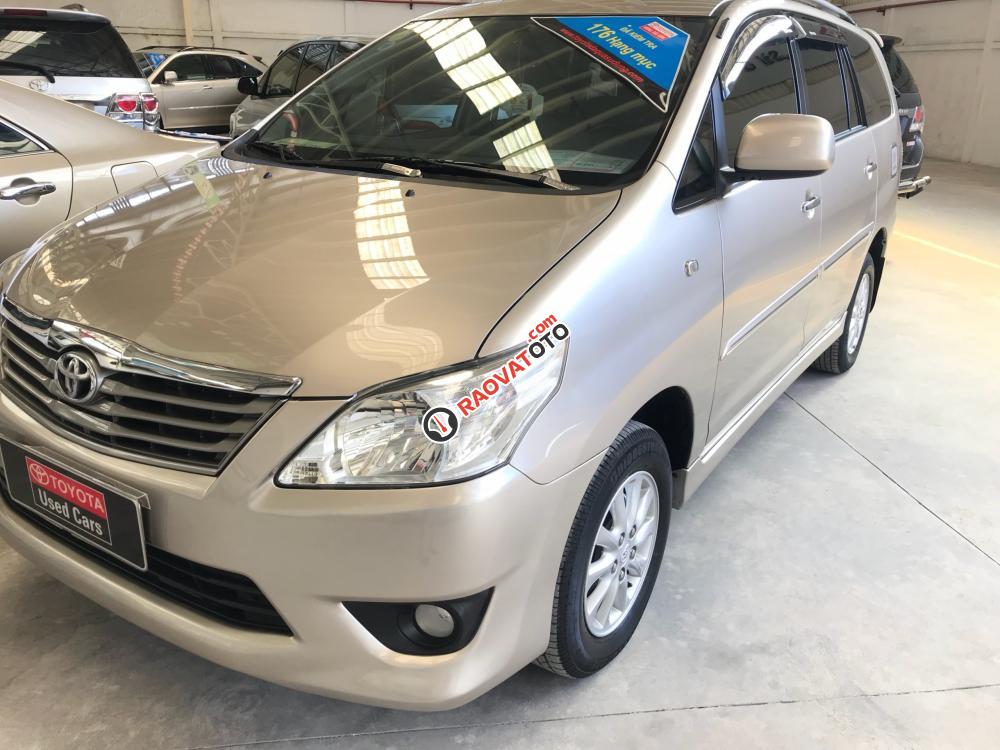 Bán ô tô Toyota Innova G đời 2012, màu nâu vàng, hỗ trợ giá hấp dẫn-0