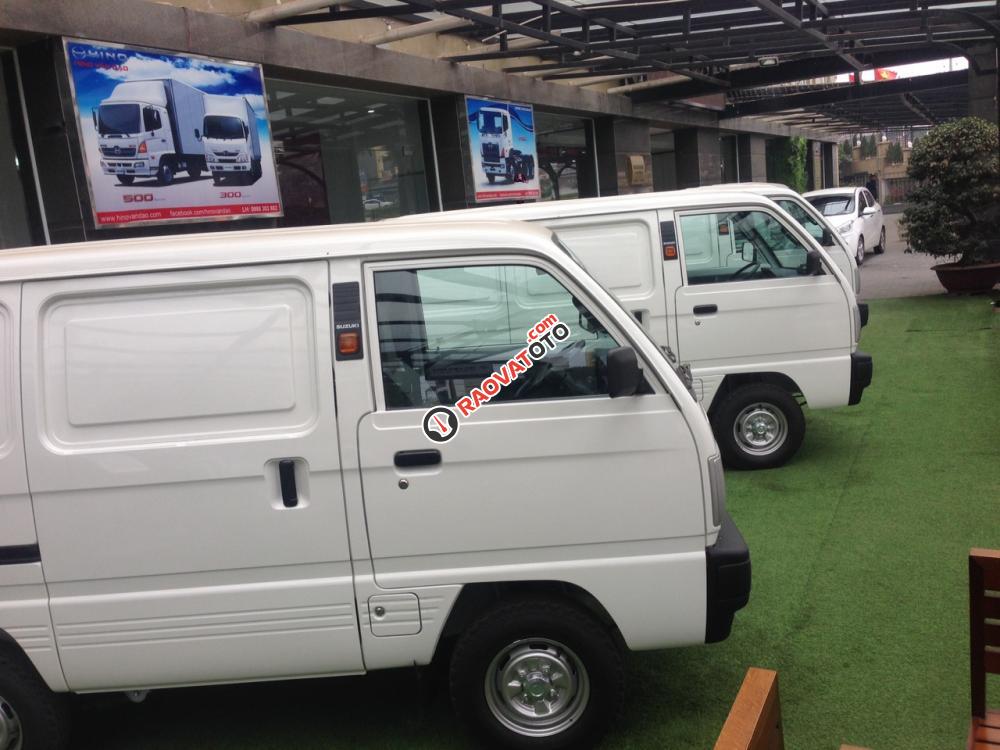 Bán ô tô Suzuki Super Carry Van đời 2017, màu trắng giá cạnh tranh-1