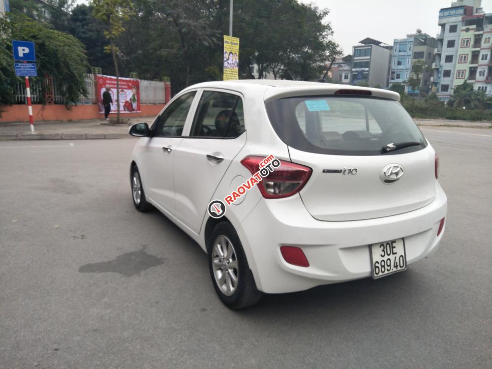 Bán ô tô Hyundai i10 MT đời 2016, màu trắng, nhập khẩu, 345tr-4