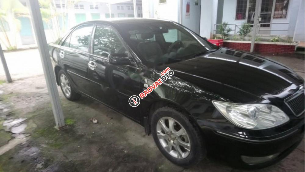 Cần bán gấp Toyota Camry sản xuất 2005, màu đen như mới, 445tr-6