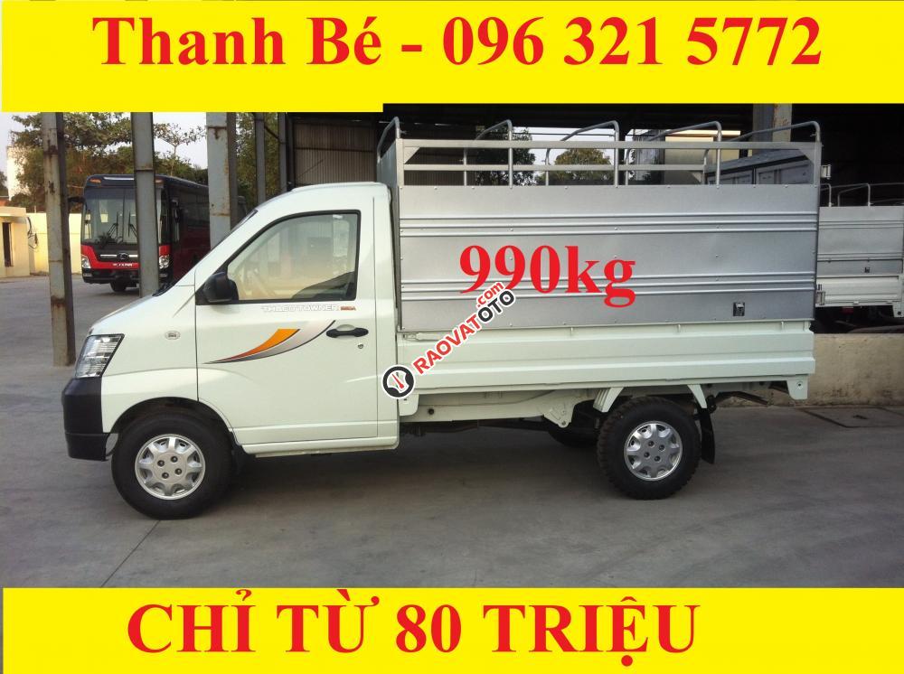 Xe tải dưới 1 tấn Towner 990 tải trọng 990KG, có máy lạnh, đời 2017, hỗ trợ trả góp 75%-1