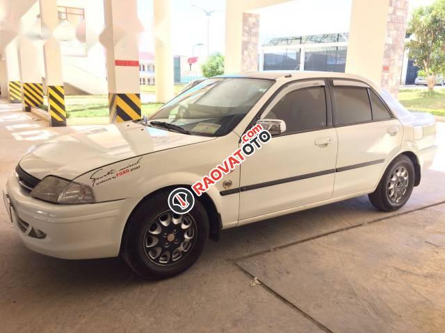 Bán Ford Laser 1.6 MT đời 2001, màu trắng xe gia đình-4