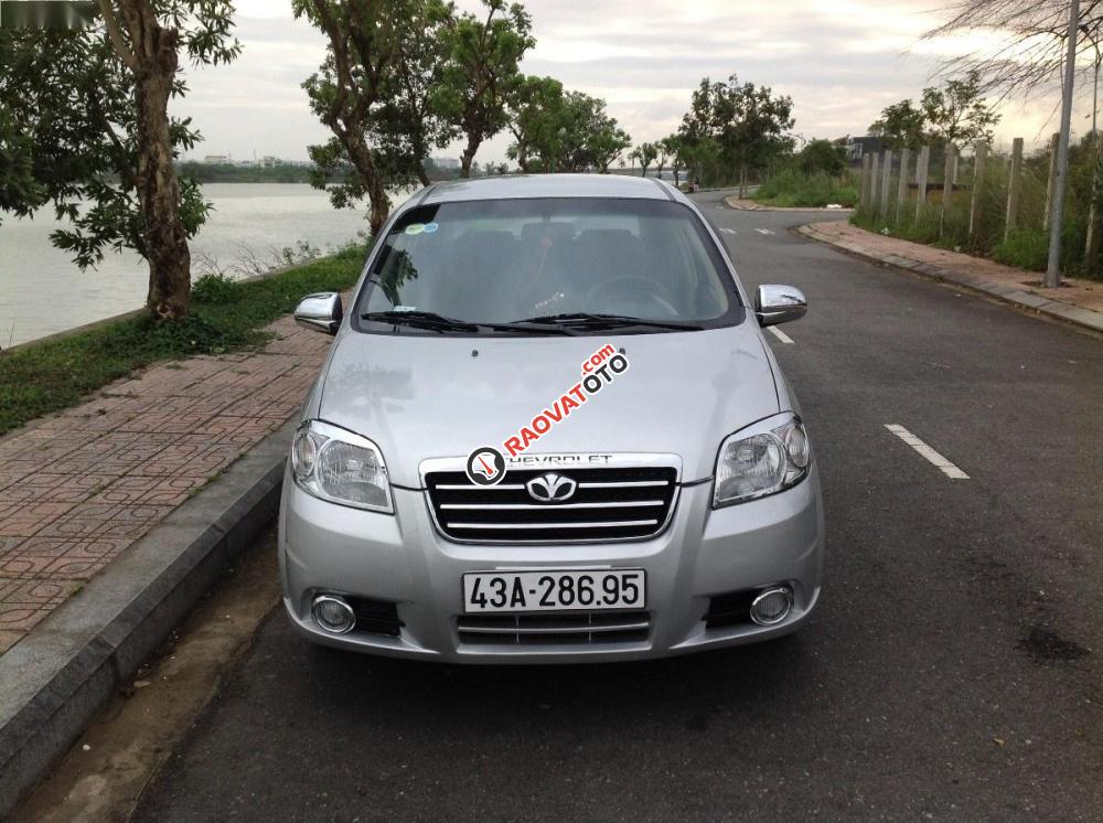 Cần bán Daewoo Gentra SX sản xuất 2009, màu bạc-1