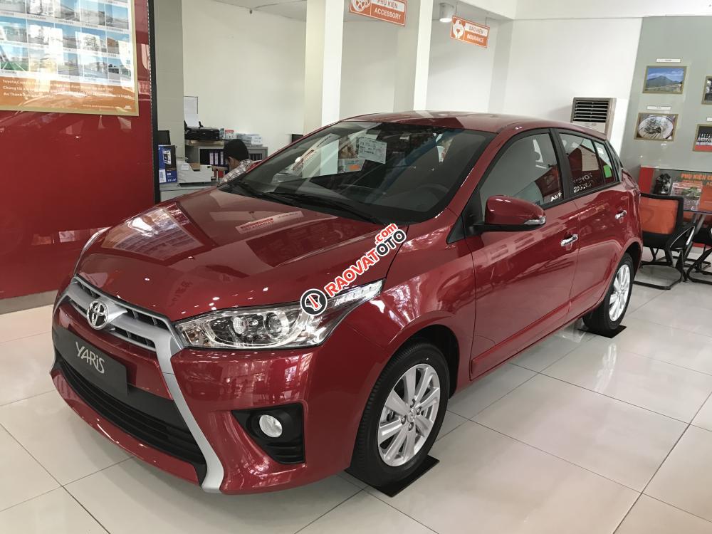 Cần bán xe Toyota Yaris 1.5G CVT đời 2018, màu đỏ, nhập khẩu Thái, hỗ trợ trả góp lãi suất thấp-1