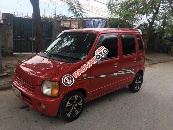 Cần bán gấp Suzuki Wagon R đăng ký 2002, màu đỏ chính chủ, giá 75tr-0